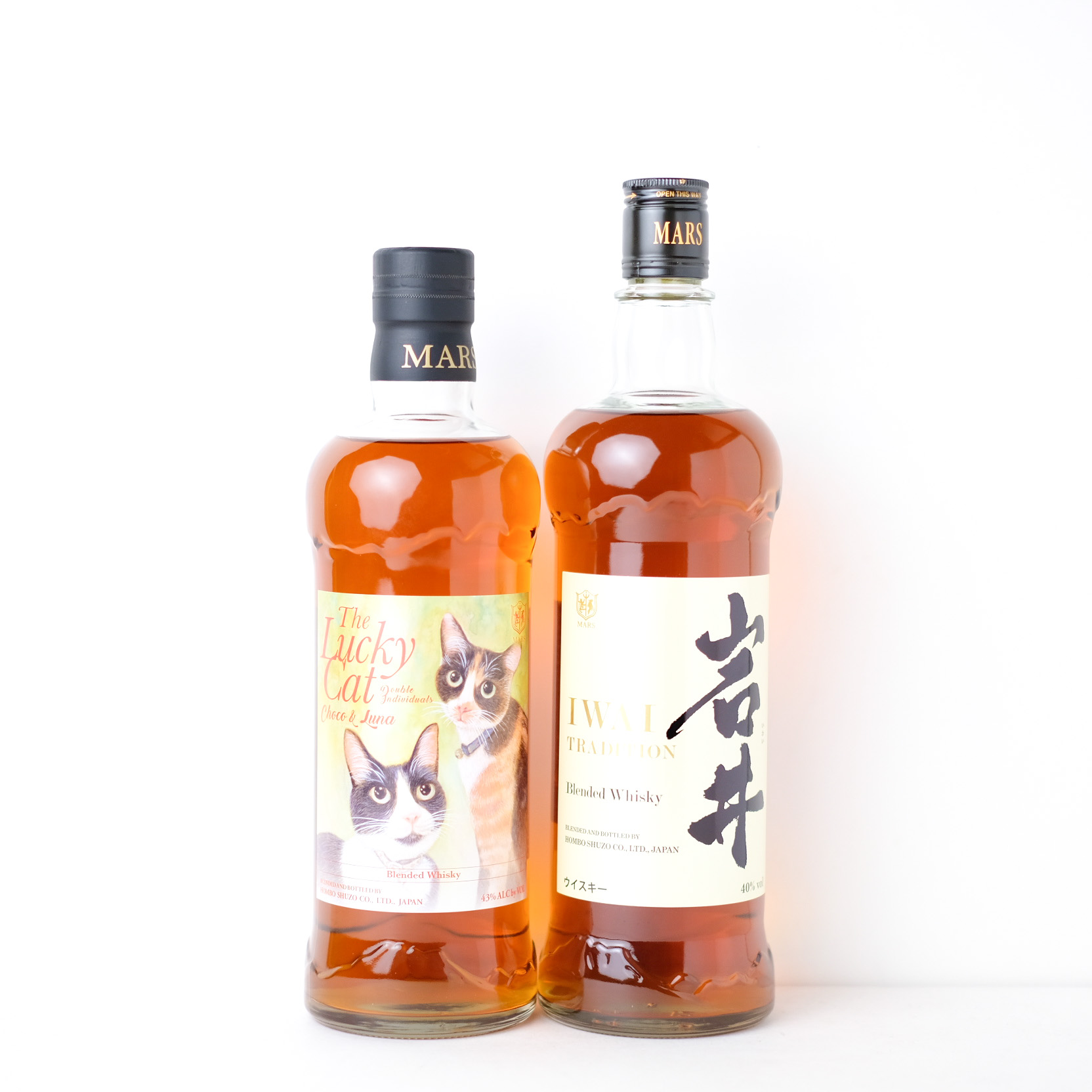 The Lucky Cat Double Individuals Choco & Luna × 岩井トラディション【飲み比べセット】【通常便】