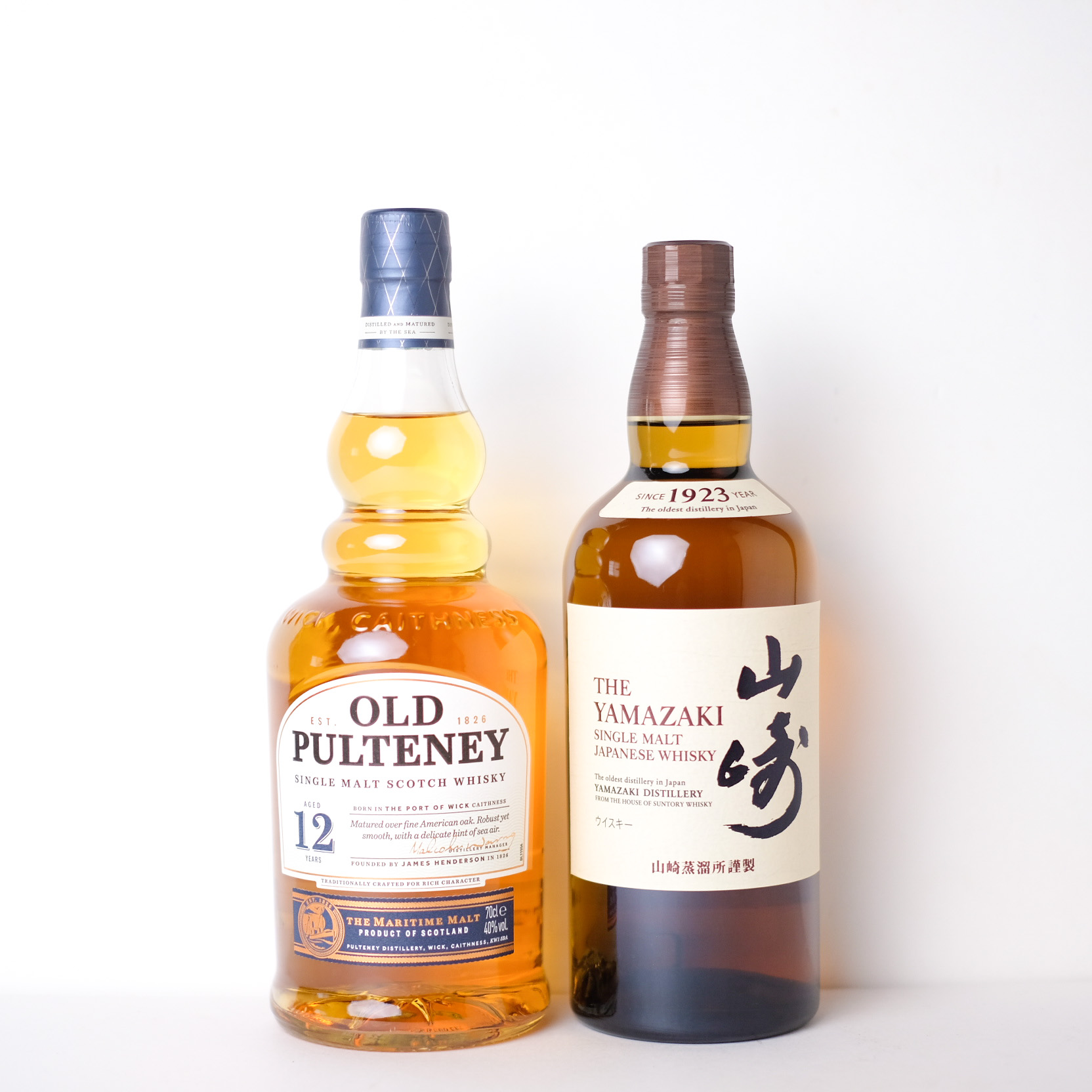 OLD PULTENEY 12years old×山崎　シングルモルト　【通常便】